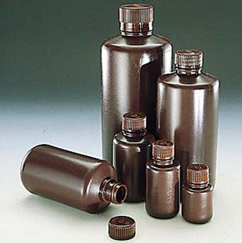Nalgene耐洁 窄口瓶 2004-9050（瓶身HDPE材料，瓶盖PP材料 琥珀色）