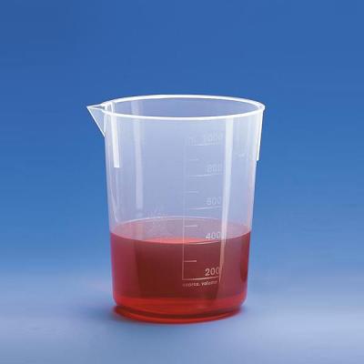 Brand普兰德 烧杯 低型 PP材质 蚀刻刻度 600ml （89656）