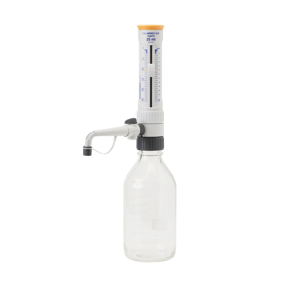 SOCOREX 525有机型瓶口分液器（带流量控制阀） 1-10ml - 有机瓶口分液器