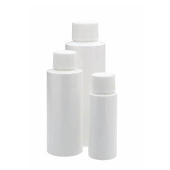 WHEATON 白色高密度聚乙烯圆筒瓶 - 塑料瓶