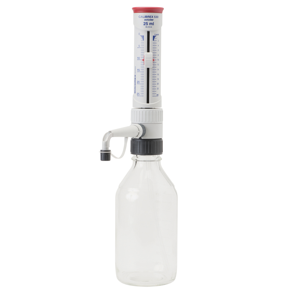 SOCOREX 530无机型瓶口分液器 2.5-25mL - 无机瓶口分液器