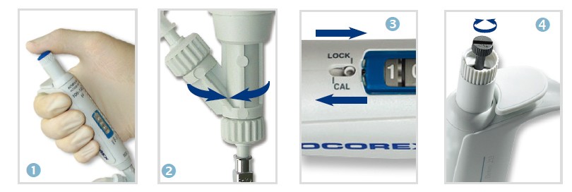 SOCOREX 865微量连续分液器 100-1000μL - Acura®self-refill连续分液器
