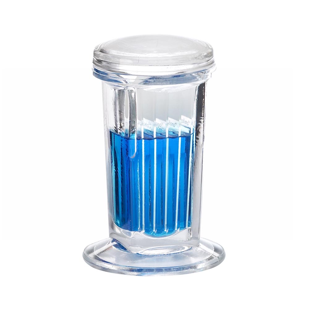 WHEATON 玻璃盖Coplin 染色缸，5-10 个滑槽单元 - 生命科学产品