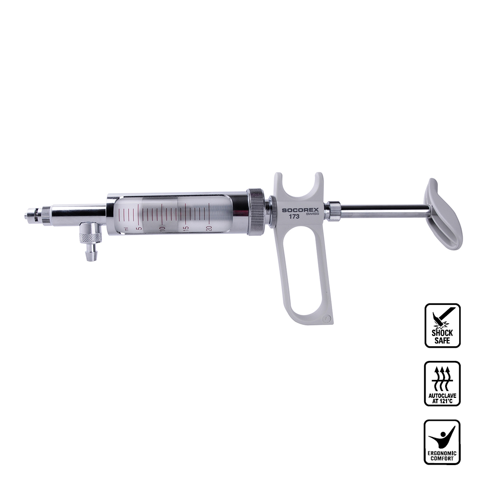 SOCOREX 173手枪式连续分液注射器 5-20 mL - 连续分液注射器