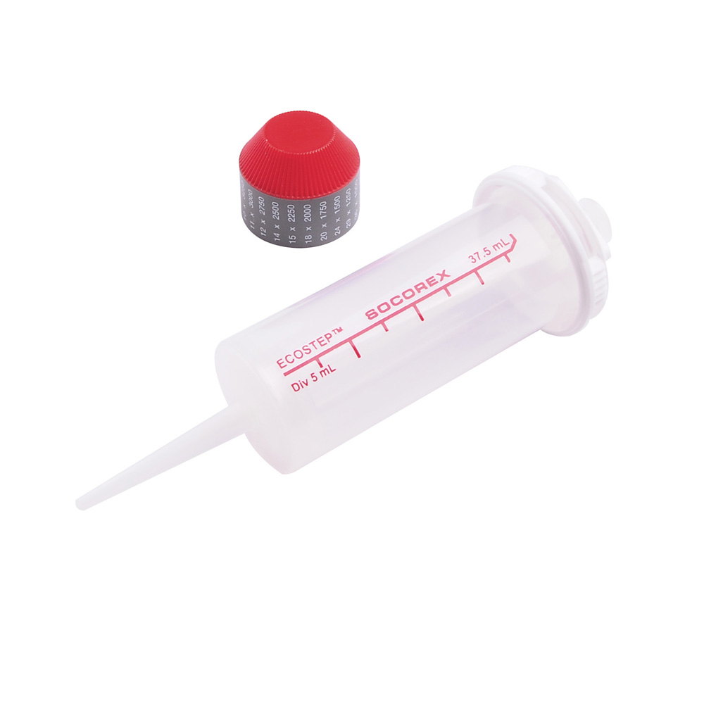 SOCOREX 连续注射移液器吸头 红色 37.5μL 50X1/盒 - Stepper™ 连续注射移液器