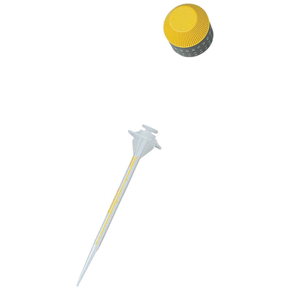SOCOREX 连续注射移液器吸头 黄色 0.75ml 100/盒 - Stepper™ 连续注射移液器